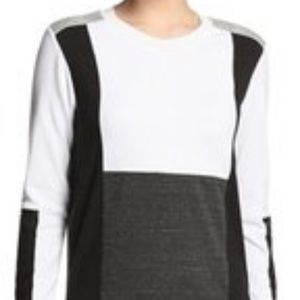 AIKO COLORBLOCK SWEATSHIRT NWT